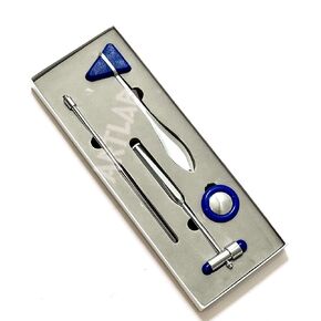 ArTLab-Neurological Percussion Set-Reflex Hammer Instrument Set, Includes Pinwheel, Babinski Hammer,Taylor Buck Hammer,Diagnostic Kit for Nurses,EMS,Students (Set of 7 Black)