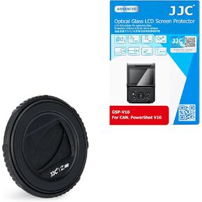 Kiorafoto Canon V10 Lens Cap + Screen Protector：Camera Lens Cap with Screen Protector for Canon PowerShot V10