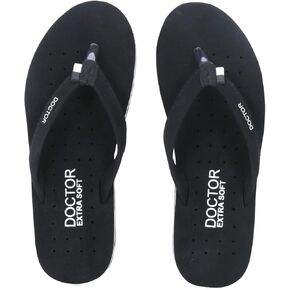 House Slipper for Women's Care Dr Orthopaedic Super Comfort Fitting Flat Cushion Chappal Flip-Flop for Ladies and Girl’s OR-D-19