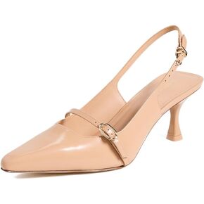 Larroudé Women's INES Pumps, Tan, 7.5 Medium US