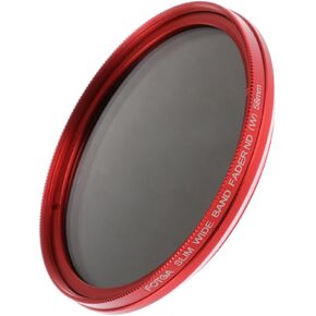 FOTGA 58 مم ND2 إلى ND400 SLIM FADER متغير قابلة للتعديل عدسة ND FILTER الزجاج البصري