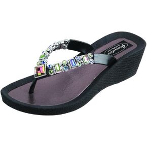 Women's Lily Wedge Thong Sandal