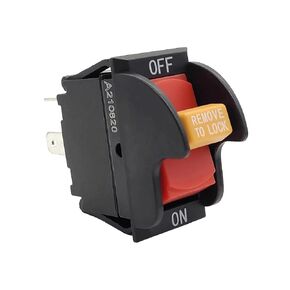 SW7B Aftermarket On-Off Table Saw Switch for Ryobi, Delta 489105-00, 1343758 Toggle Switch