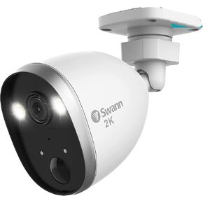 Swann Wi-Fi Security Camera Outdoor Indoor, 2K Quad HD Powered Home Surveillance Security Cameras(Renewed)