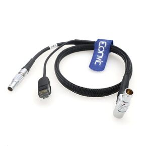 Eonvic 1B 10 Pin Male to RJ45 Ethernet Camera Control Cable & 2 Pin Male Cable for ARRI Alexa MiniLF XT SXT S35 Signal Data Cable