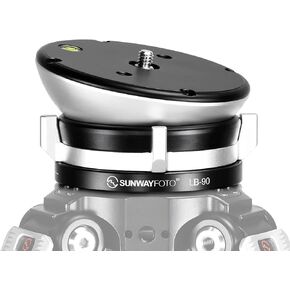 LB-90 Leveling Base Tripod Head 55 lbs Load Capacity