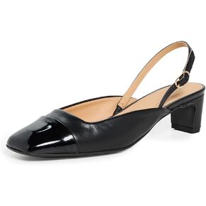 ALOHAS Women's Lindy Bliss Mule Pumps, Black, 9 Medium US