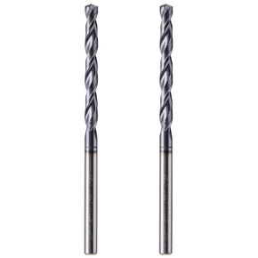 أفضل بانيات 2pcs 1/8 "بتات الحفر الصلبة كربيد-المغلفة ، 2 قطع حفر كربيد التنغستن ، زاوية 136 درجة ، قطر الحفر 1/8" ، 1-1/4 "طول الفلوت ، 2-1/4" الطول الكلي