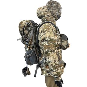 SPIKA Hunting Set：40L Hunting Backpack with Binocular Harness Chest Pack