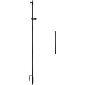 Holicfun 2-in-1 Ground Stake Mount Bundle with 40cm Extension Pole