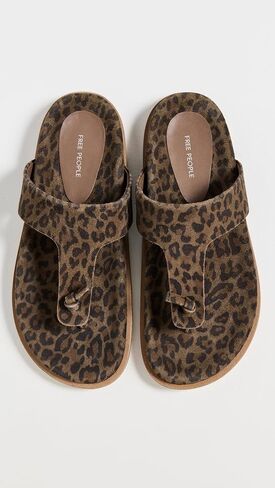 Free People Women's Mika Footbed Sandal Thong in Saudi Arabia