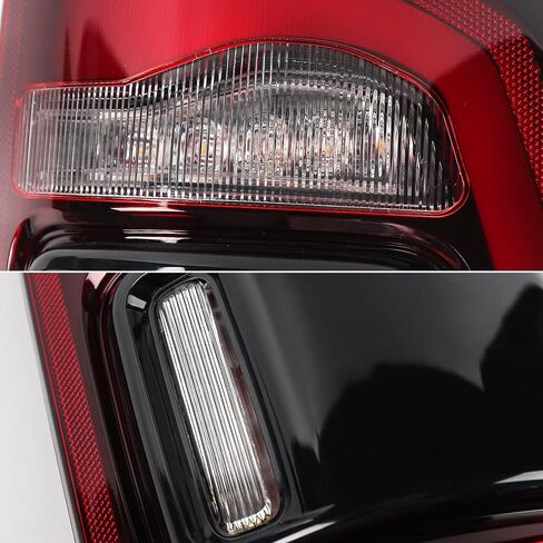 LED Tail Light Assembly Compatible with Dodge Ram 1500 2019 2020 2021 2022 Taillight Replacement Rear Lamp with Red Lens Brake Lights Driver Left Side (LH) 55112993AC CH2800216 in Saudi Arabia