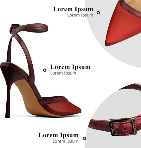 Womens Closed Toe Sandals Wrap Toe Gauze Hope Strap Women's Shoes Stylish Cow Leather Heels Pointed Toe Dress Sexy Sling Back Heels Shoes in Kuwait