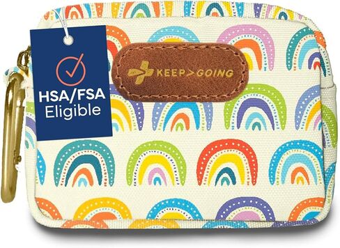 حافظ على Kids Kids Small Travel Aid Kids - 60 جهاز كمبيوتر. مجموعة الإسعافات الأولية المصغرة للمحفظة وحقيبة الحفاضات وحقيبة الظهر مع ضمادات خالية من اللاتكس-4 أوقية. in Saudi Arabia