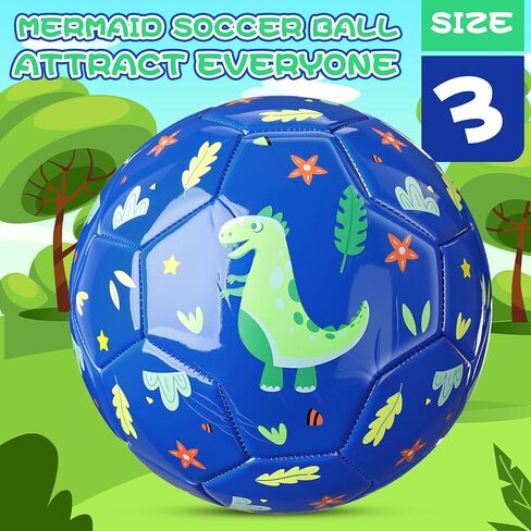 Size 3 Soccer Ball for Girls, Glitter Unicorn Soccer Ball Gifts Set for Girls Kids Age 3 and up with Pump and Drawstring Bag, Unicorn Toys Gifts for Girls in Saudi Arabia