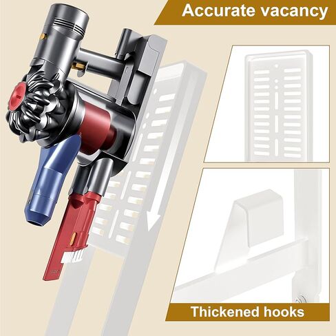 outbros facuum حامل ، قوس التخزين المعدني مستقر متوافق مع Dyson V15 V12 V11 V10 V8 سلسلة منظفات وملحقات وملحقات وملحقات ، أسود ، أسود in Saudi Arabia