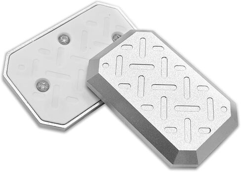 OBEST Fidget Slider مسدس ينزلق في اتجاهات متعددة لعبة تململ مغناطيس للبالغين لعبة Fidget Slider للكبار لتخفيف التوتر ADHD مكتب تململ لعبة فضية معدنية in Kuwait