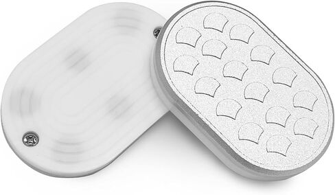OBEST Fidget Slider مسدس ينزلق في اتجاهات متعددة لعبة تململ مغناطيس للبالغين لعبة Fidget Slider للكبار لتخفيف التوتر ADHD مكتب تململ لعبة فضية معدنية in Kuwait