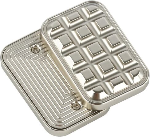 OBEST Fidget Slider Hexagon Sliding in Multiple Directions Fidget Toy Magnet for Adults Fidget Slider Adult Toy Stress Relief ADHD Office Fidget Toy Silver Metal in Kuwait