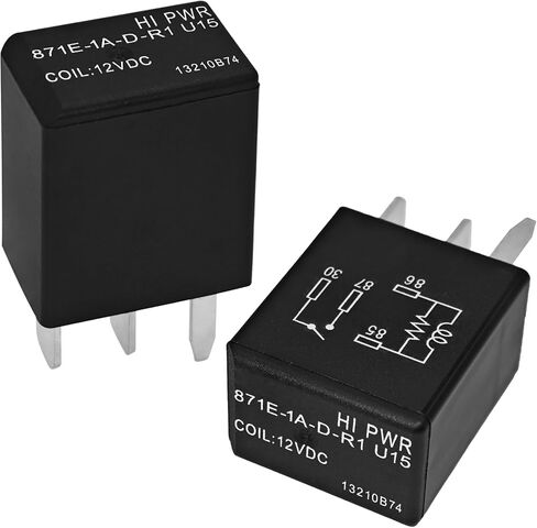 871E-1A-D-R1 U15 12VDC 35A 4 Pin مرحل السيارة للأغراض العامة in Kuwait