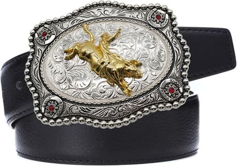 WMG Western Rodeo Belt Buckle Rodeo Cowboy Horse Unisex Fashion Belt Buckle in Kuwait