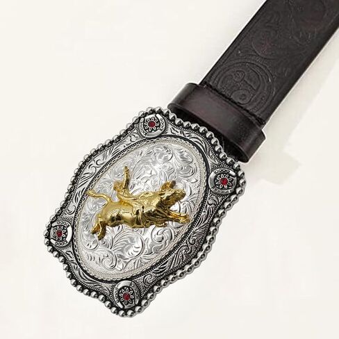 WMG Western Rodeo Belt Buckle Rodeo Cowboy Horse Unisex Fashion Belt Buckle in Kuwait