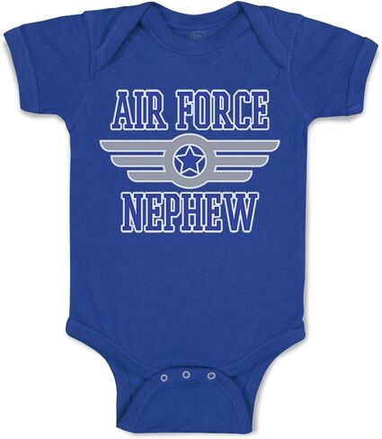 لطيف راسخ الأطفال bodysuit سلاح الجو ابن أخ العمة العم بوي والفتاة ملابس طفل مضحكة القطن in Kuwait