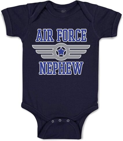 Cute Rascals Baby Bodysuit Air Force Nephew Aunt Uncle Boy & Girl Baby Clothes Funny Cotton in Kuwait