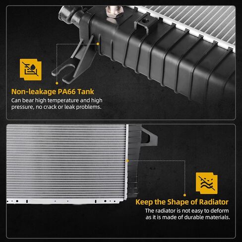 DWVO Radiator Complete Radiator Compatible with 2006 Ford Explorer 2007 Explorer Sport Trac 2006 Mercury Mountaineer 4.0L V6 4.6L V8 DWRD1085 in Saudi Arabia