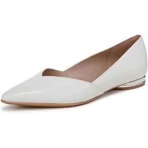 Naturalizer Womens Havana Ballet Flat Warm White Snake Print Leather 7.5 W
