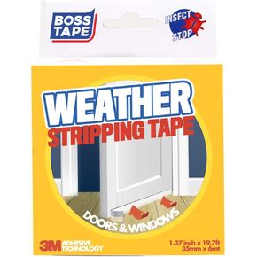 Weather Stripping Door Seal, Window Insulation Soundproofing Tape, Shower Door Bottom Seal Strip, Transparent Under Door Gap Filler Adhesive Tape,19.7 Ft x 2 inch (6 Meter x 53 mm)