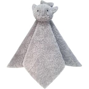 Baby Gray Whale Soft Stuffed Animal Security Blanket, Plush Whale Character Lovey Blanket, Baby Shower/Nursery Gift, Newborn Infant Toddler Snuggle Blankie for Girls Boys, 14 Inches