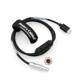Alvin's Cables Nucleus-M Run-Stop Cable for Tilta BMPCC-4K Canon-C70 7 Pin Male to USB-C Type-C RS Cable for Blackmagic Pocket Cinema Camera 65cm|25.6inches