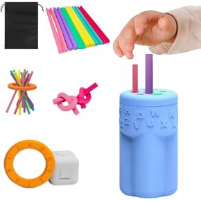 Silicone Montessori Color Sorting Toy Fine Motor Skill Toys for Toddlers Montessori Stick Toy Shape Sorter Learning Sensory Toys Educational Learning Toys for Baby Kids Gifts
