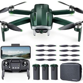 G11MINI Drone and 3 Batteries with Extra Propellers 52Pcs Bundle 90Mins Flight Time