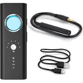 Hidden Camera Detector, Portable Camera Finder, GPS Tracker Detector, RF Wireless Signal Scanner for Office, Hotels, Cars