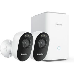 REOLINK Lumus, Upgraded 2K 4MP Outdoor Security Camera with Spotlights Home Hub Pro, Centralized Control for up to 24 Security Cameras, up to 16TB HDD Storage, 2TB HDD Included.
