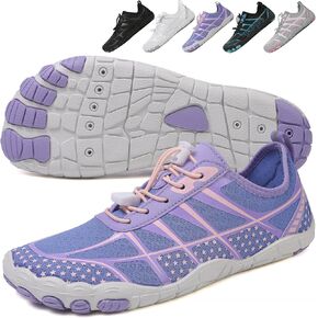 Hike Barefoot Shoes Womens Men,Unisex Barefoot Water Shoes Breathable, Anti-Slip Hiking Footwear for Athletic Wide Toe Shoe Footwear for Hiking, Walking, Running, Yoga, and Water Sports