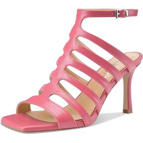 Women's High Heel Stiletto Sandals Open Square Toe T-Strap Stilettos Cutout Hollow Dress Slingback Heels Summer Strappy Comfy Shoes for Ladies Sexy Unique