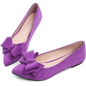 HuangTaiJi Qing Women's Pointy Toe Exquisite Pearl Rhinestone Dressy Ballet Flats Bling Slip On Comfortable Wedding Party Working Shoes