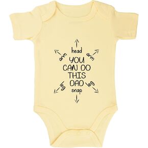 You Can Do This Dad Baby Bodysuit First Time Dad Baby Bodysuit New Dad Baby Bodysuit Funny Newborn Bodysuit for Dad