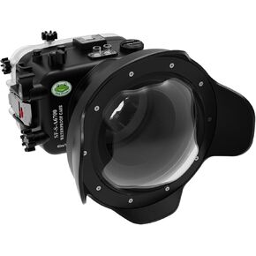 Sea frogs Underwater Camera Case Compatible with Sony A6700 for FE E 10-18mm F/4 OSS (WITHOUT Wide Angle Fisheye Lens) IPX8 40m/130ft Maximum Diving Depth Waterproof Camera Housing for Diving, Surfing
