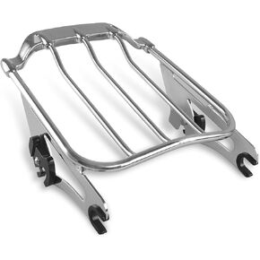 Motorcycle Rear Luggage Rack for Harley Davidson, Solo Seat Luggage Rack Support Shelf Compatible with Sportster XL 883 48 72 1200 2004-2015, Black