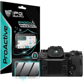 IPG ProActive Made for Fujifilm X-T50 Display 9H Hardness Screen Protector (2 Units) Smooth Glass Touch Ultra Responsive High Clarity Anti Scratch Smudge & Shock Proof for FujiX-T50