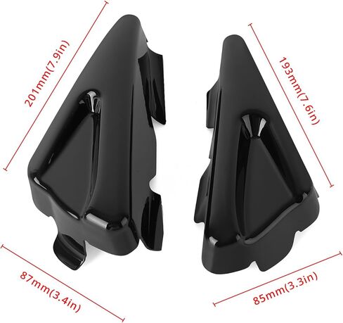 أغطية إطار جانبي للخزان بمظهر كربوني متوافقة مع Harley V-ROD VROD V ROD VRSCDX Night Rod Special 2007-2017 VRSCF Muscle 2009-2017 (مظهر كربوني) in Kuwait