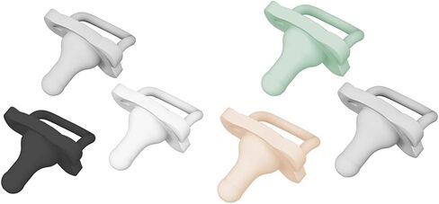 Dr. Brown's HappyPaci 100% Silicone Pacifier 0-6m BPA Free 3 Pack, Black White Cool Gray & Cool Gray Green Ecru 3 Count in Saudi Arabia