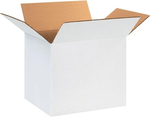 Box USA 12 × 8 × 8 صناديق من الورق المقوى المموجة ، صغيرة 12 "L x 8" W × 8 "H ، حزمة 25 | الشحن ، التعبئة والتغليف ، صندوق التخزين للمنزل أو الأعمال ، الصناديق السائبة بالجملة القوية in Saudi Arabia