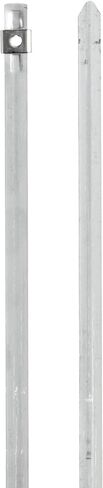 BAND-IT AS2129 ربطة كابل من الفولاذ المقاوم للصدأ Tie-Lok 304، عرض 1/4 بوصة، طول 16.5 بوصة، أقصى قطر 4 بوصة، 100 لكل حقيبة in Saudi Arabia