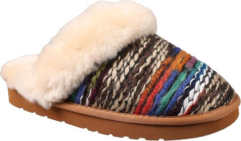 Lamo Women's Lia Scuff Slippers for Women - Premium Suede Upper, Sheepskin Cuff, Faux Fur Lining, Ortholite Foam Footbed with Australian Sheepskin, Rubberlon Outsole - Comfortable, and Stylish in Saudi Arabia