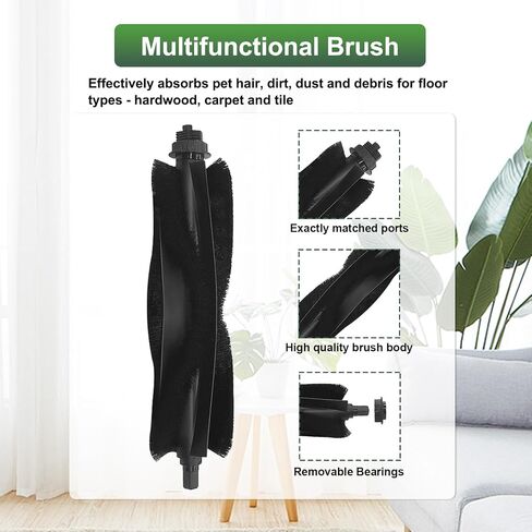 Replacement Accessories Kit Compatible for eufy L60 eufy 50 Series Robot Vacuum, 1 Main Brush, 4 Side Brushes, 4 Filters, 4 Dust Bags,1 Small Brush (14 Pack) in Saudi Arabia